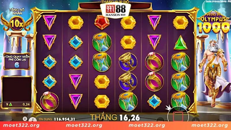 Khám phá luật quay hũ cơ bản trong M88 Olympus